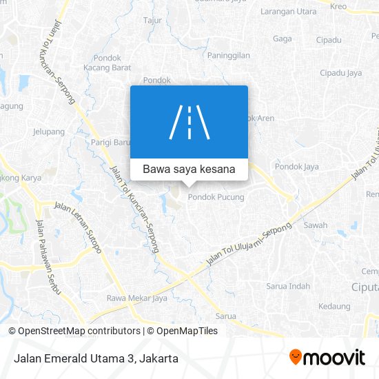 Peta Jalan Emerald Utama 3