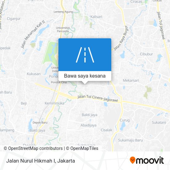 Peta Jalan Nurul Hikmah I