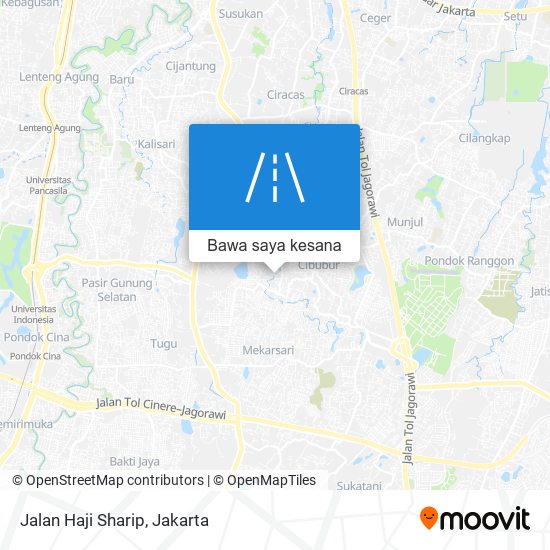 Peta Jalan Haji Sharip