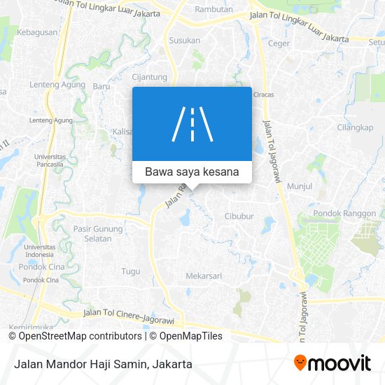 Peta Jalan Mandor Haji Samin