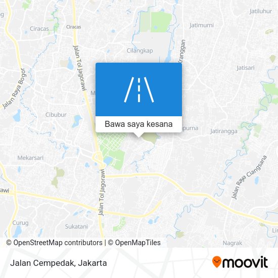 Peta Jalan Cempedak