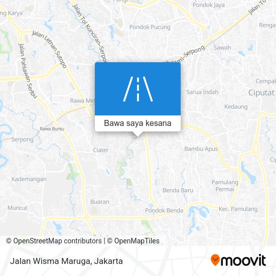 Peta Jalan Wisma Maruga