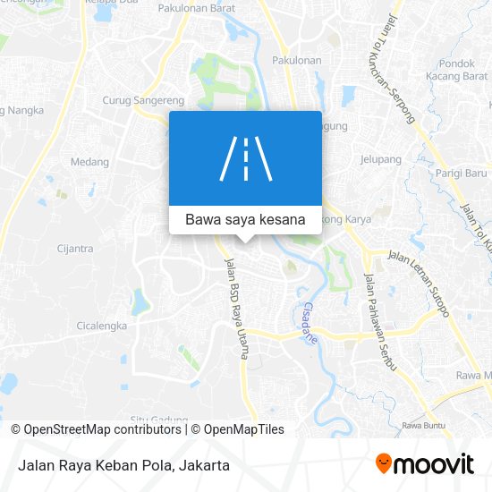 Peta Jalan Raya Keban Pola
