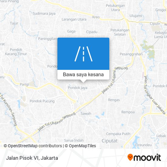 Peta Jalan Pisok VI