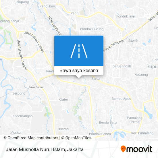 Peta Jalan Musholla Nurul Islam