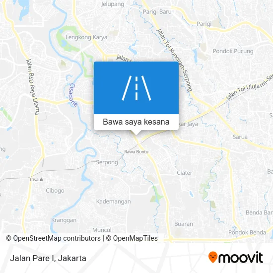 Peta Jalan Pare I