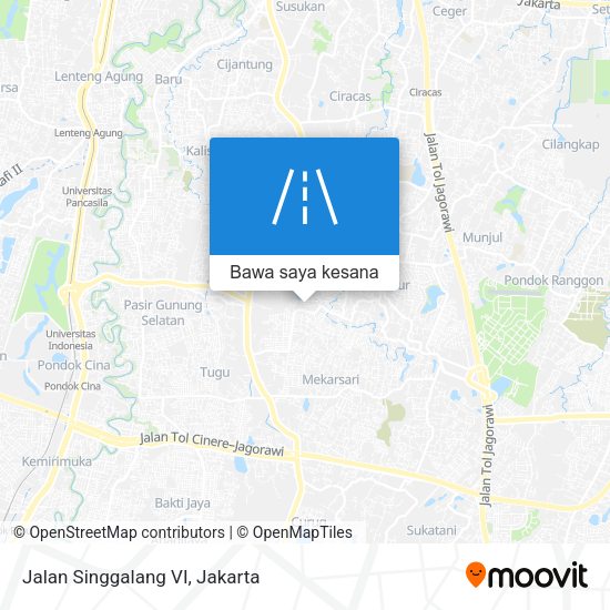 Peta Jalan Singgalang VI
