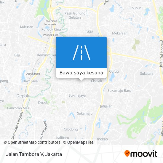 Peta Jalan Tambora V