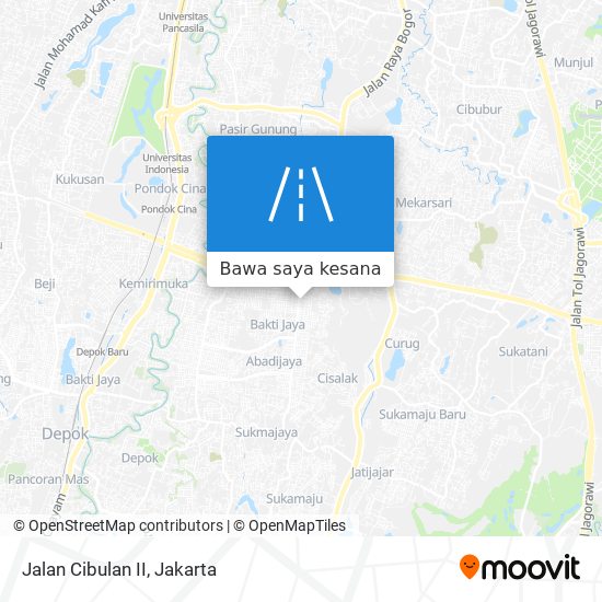 Peta Jalan Cibulan II