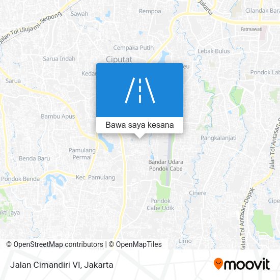 Peta Jalan Cimandiri VI