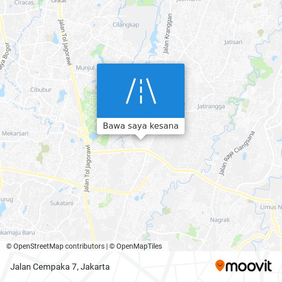 Peta Jalan Cempaka 7