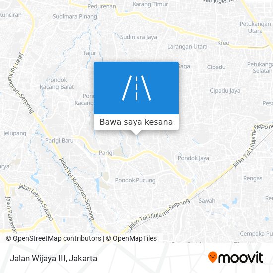 Peta Jalan Wijaya III