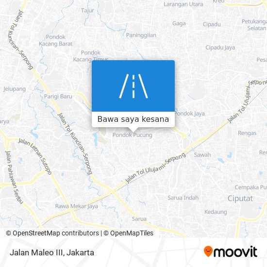 Peta Jalan Maleo III