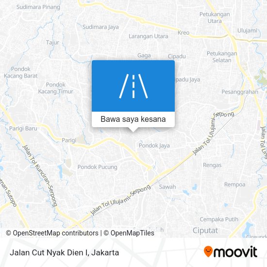 Peta Jalan Cut Nyak Dien I