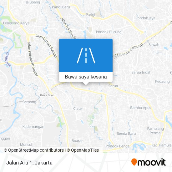 Peta Jalan Aru 1