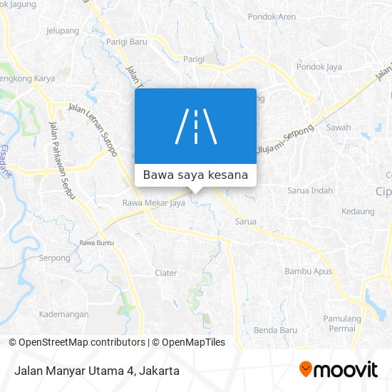 Peta Jalan Manyar Utama 4
