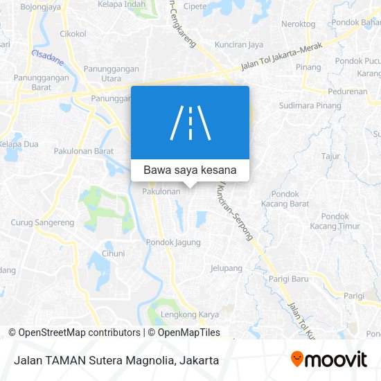 Peta Jalan TAMAN Sutera Magnolia