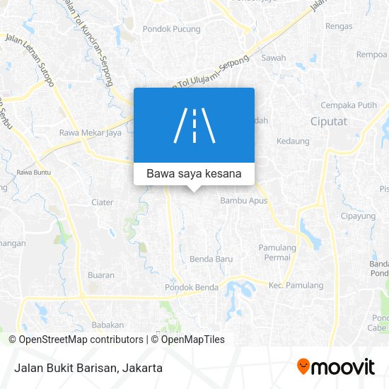 Peta Jalan Bukit Barisan