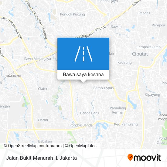 Peta Jalan Bukit Menureh II