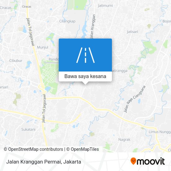Peta Jalan Kranggan Permai