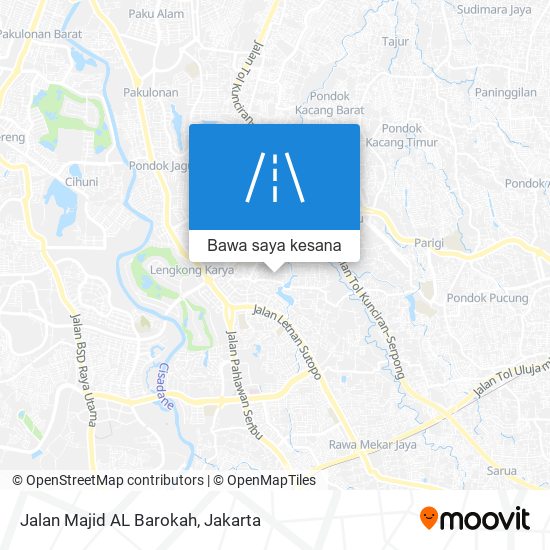 Peta Jalan Majid AL Barokah