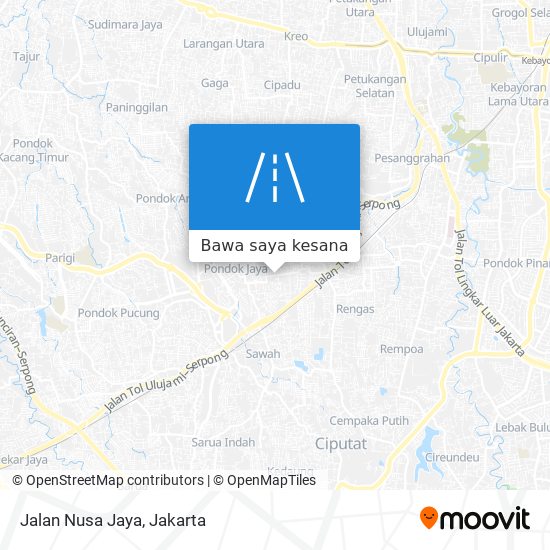 Peta Jalan Nusa Jaya