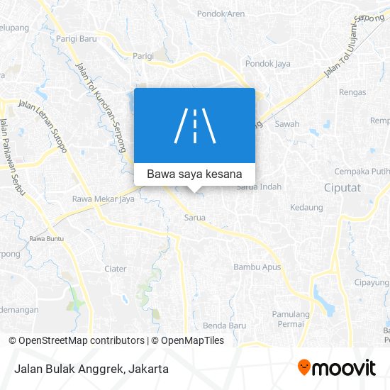 Peta Jalan Bulak Anggrek