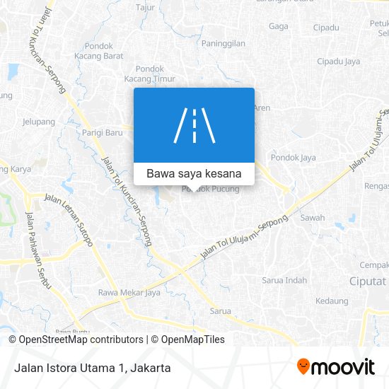 Peta Jalan Istora Utama 1