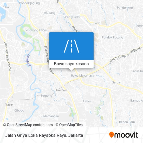 Peta Jalan Griya Loka Rayaoka Raya