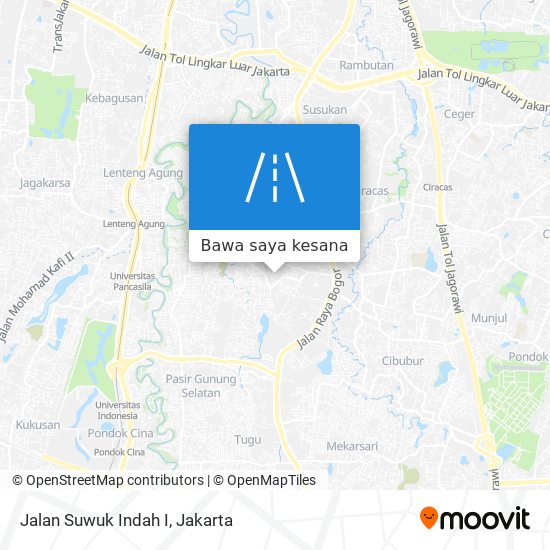 Peta Jalan Suwuk Indah I