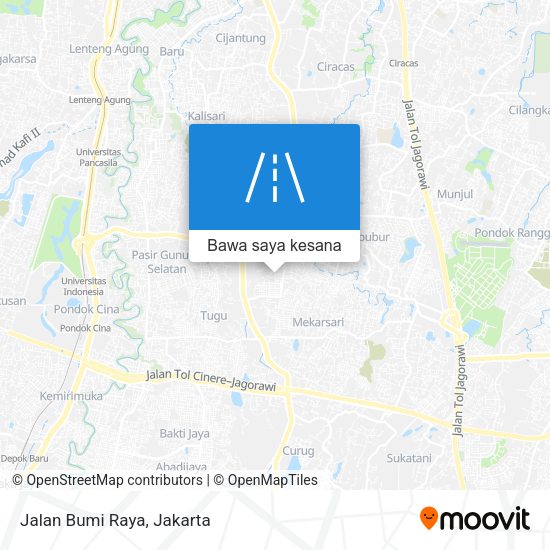 Peta Jalan Bumi Raya