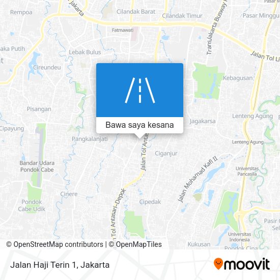 Peta Jalan Haji Terin 1