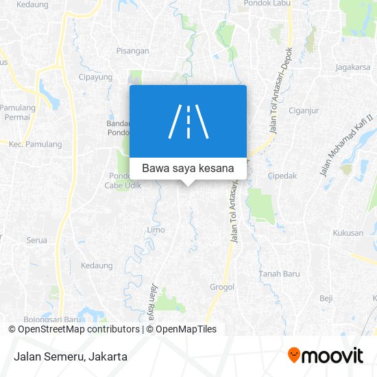 Peta Jalan Semeru