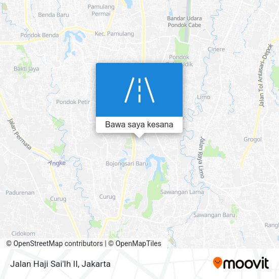 Peta Jalan Haji Sai'Ih II