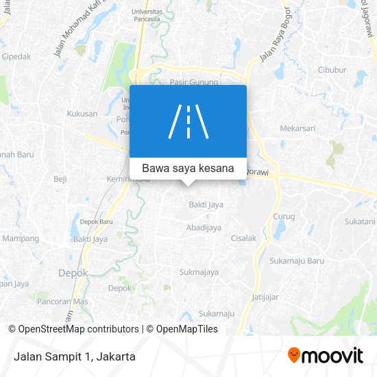 Peta Jalan Sampit 1