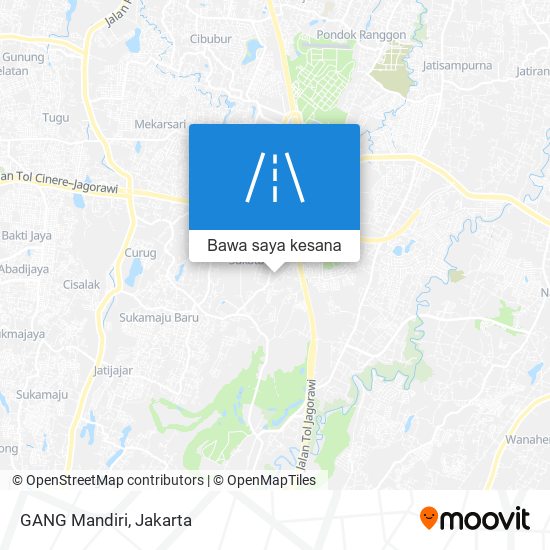 Peta GANG Mandiri