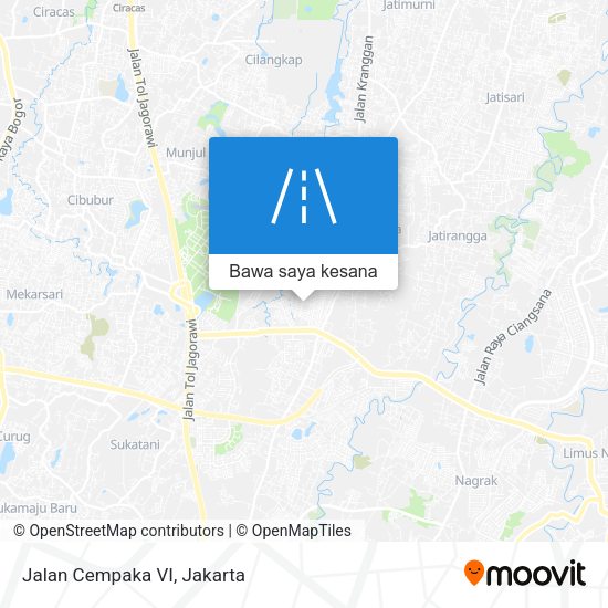 Peta Jalan Cempaka VI