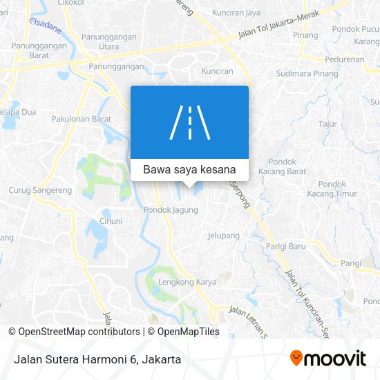 Peta Jalan Sutera Harmoni 6