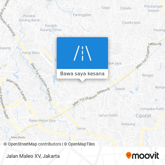 Peta Jalan Maleo XV