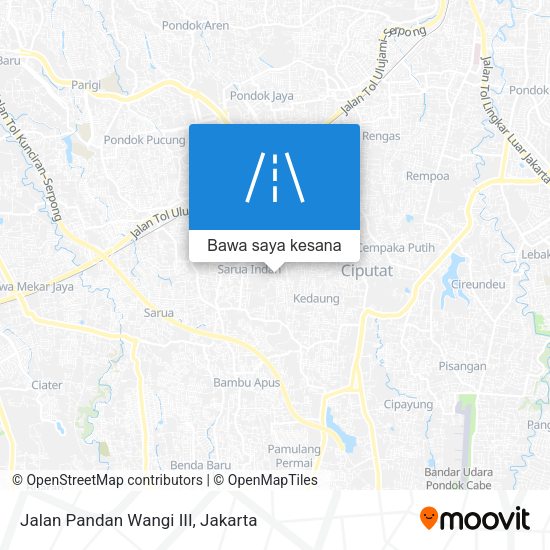 Peta Jalan Pandan Wangi III