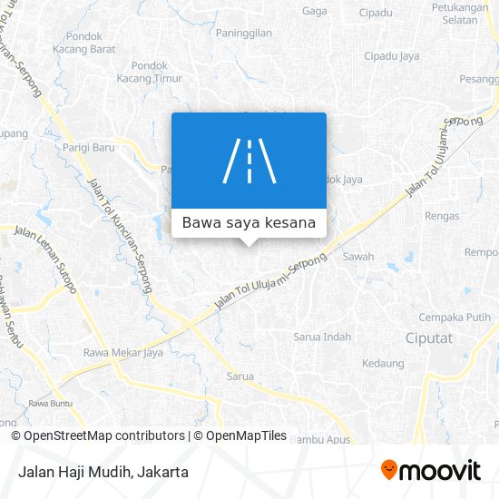 Peta Jalan Haji Mudih