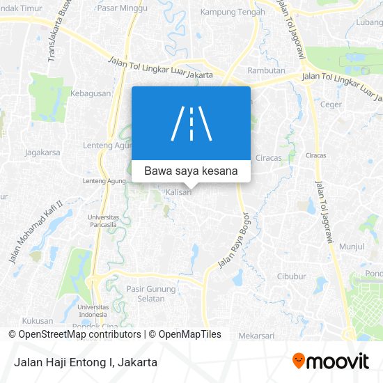 Peta Jalan Haji Entong I