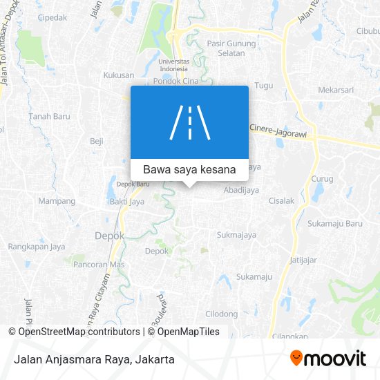 Peta Jalan Anjasmara Raya