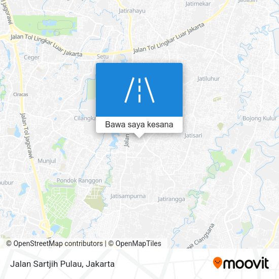 Peta Jalan Sartjih Pulau