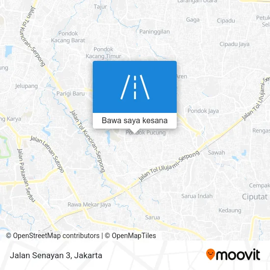 Peta Jalan Senayan 3