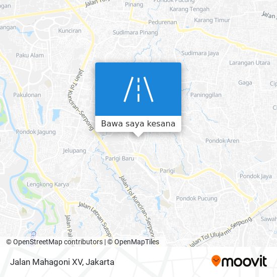 Peta Jalan Mahagoni XV