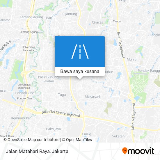 Peta Jalan Matahari Raya