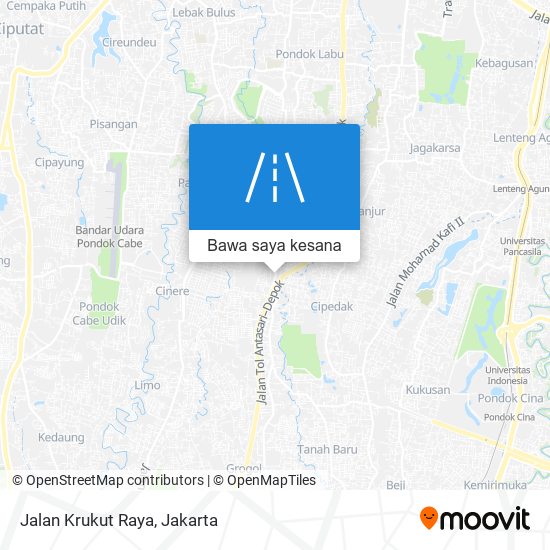 Peta Jalan Krukut Raya