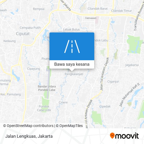 Peta Jalan Lengkuas