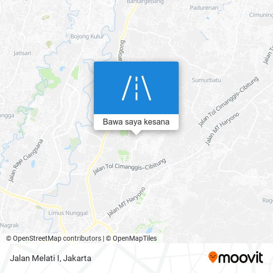 Peta Jalan Melati I